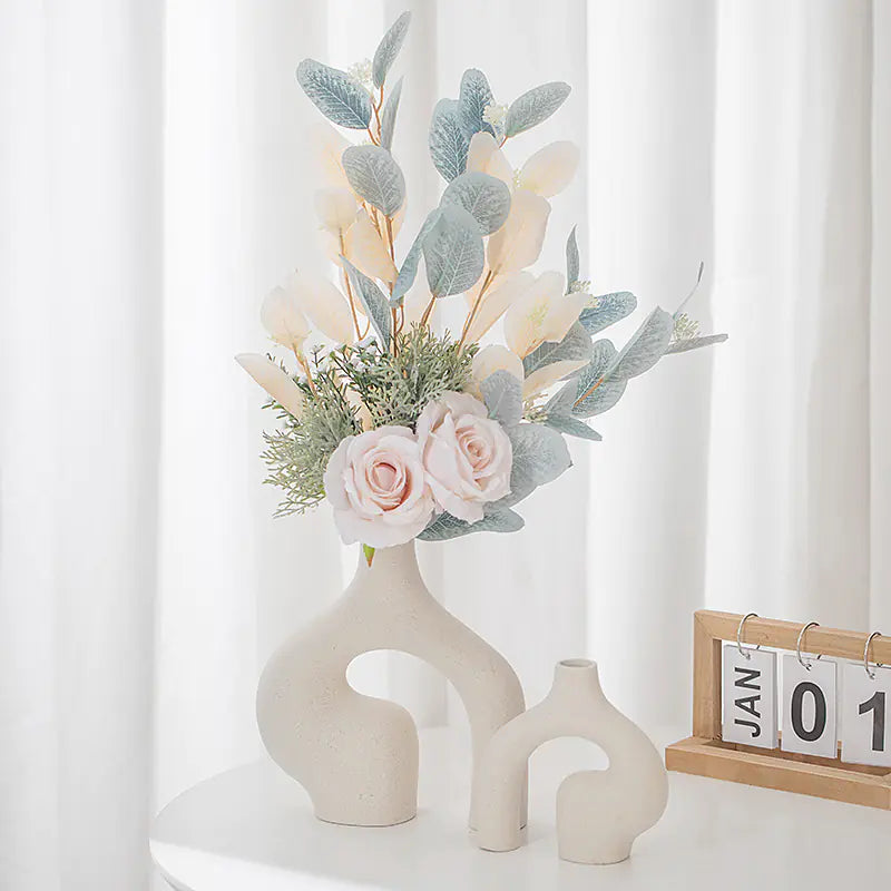 Nordic Ceramic Vase - Creative Home Decor for Dried Flowers