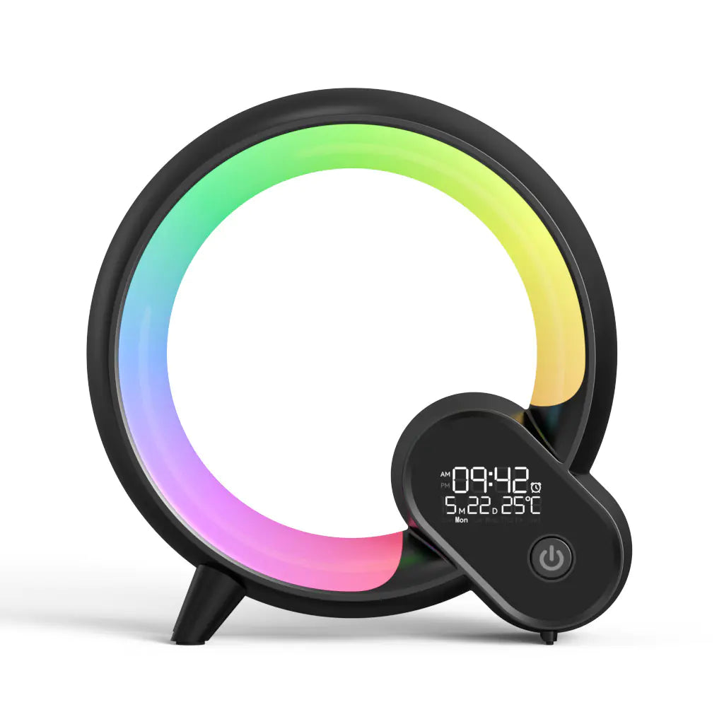 Creative Colorful Sunrise Alarm Clock with Bluetooth Audio